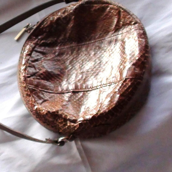 Montaldo Italy Leather Bag Retro Brown Cross Over - Picture 6 of 6